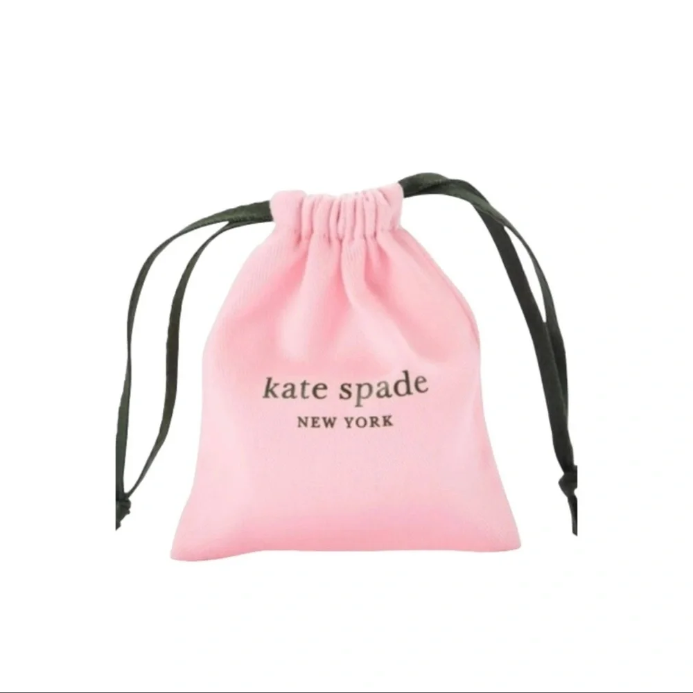 Kate Spade New York Mini Small Square Studs Earrings Red